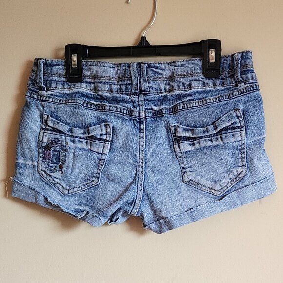 BONGO - Womens/Junior Distressed Shorts Denim Size 7 - Picture 5 of 7